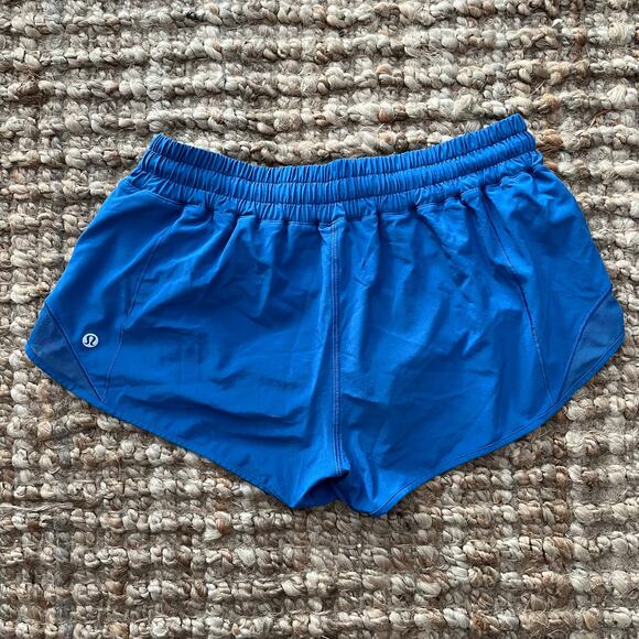 Lululemon Hotty Hot Short II 2.5" Royal Blue Size 8 Excellent Condition - Picture 4 of 11